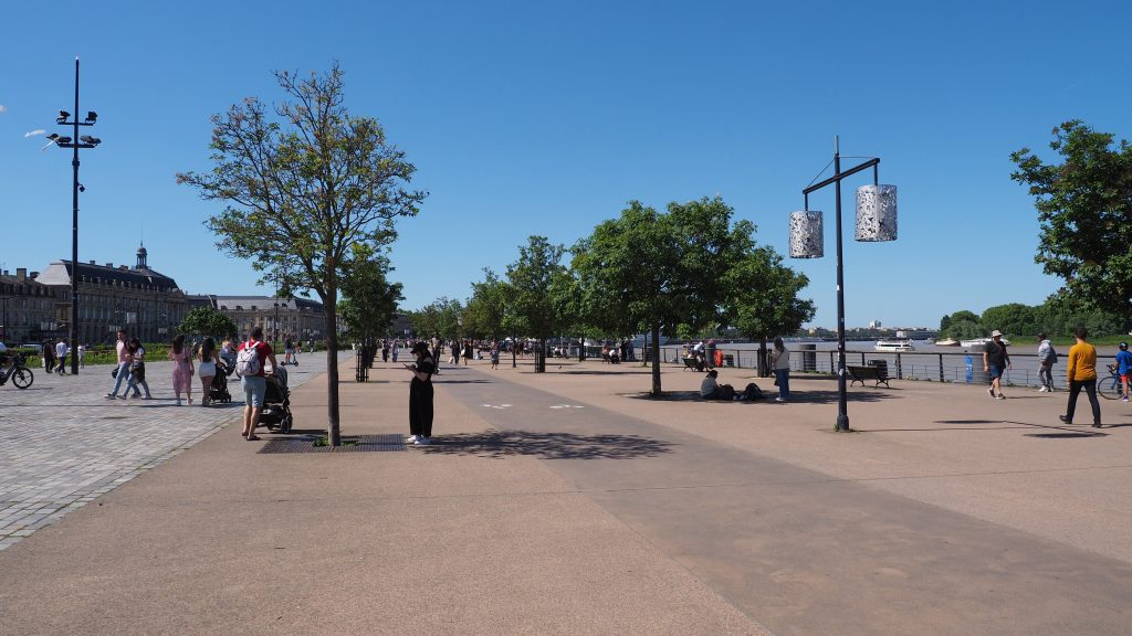 Les quais de la Garonne à Bordeaux